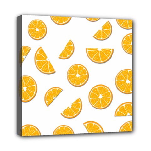 Oranges Mini Canvas 8  X 8  by Valentinaart