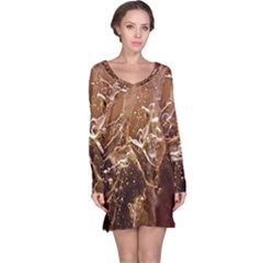 Ice Iced Structure Frozen Frost Long Sleeve Nightdress by Amaryn4rt