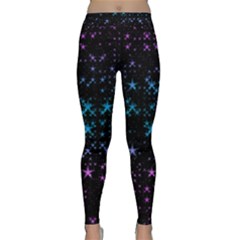 Stars Pattern Seamless Design Classic Yoga Leggings by Amaryn4rt