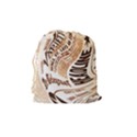 Abstract Newspaper Background Drawstring Pouches (Medium)  View2