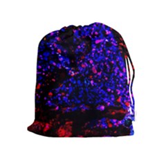 Grunge Abstract Drawstring Pouches (extra Large) by Amaryn4rt