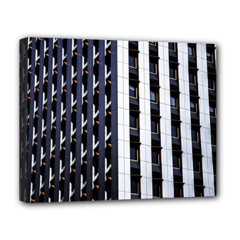 Architecture Building Pattern Deluxe Canvas 20  X 16   by Amaryn4rt