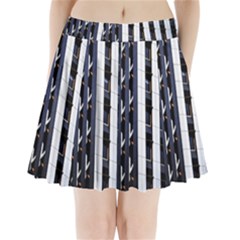 Architecture Building Pattern Pleated Mini Skirt by Amaryn4rt