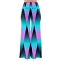Shiny Decorative Geometric Aqua Pants View2