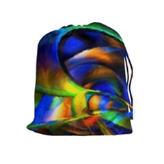 Light Texture Abstract Background Drawstring Pouches (extra Large) by Amaryn4rt
