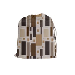 Pattern Wallpaper Patterns Abstract Drawstring Pouches (large)  by Nexatart