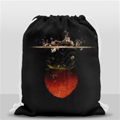 Strawberry Drawstring Bag (small) by Nexatart