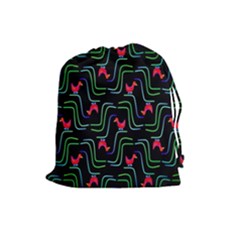 Computer Graphics Webmaster Novelty Pattern Drawstring Pouches (large)  by Nexatart