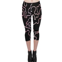 Abstract Glare Visual Art Capri Leggings  by Nexatart