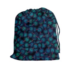 Background Abstract Textile Design Drawstring Pouches (xxl) by Nexatart