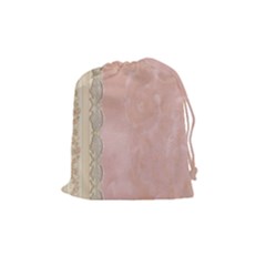Guestbook Background Victorian Drawstring Pouches (medium)  by Nexatart