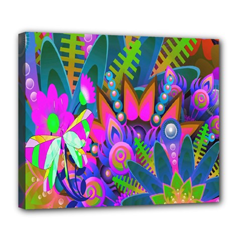 Abstract Digital Art  Deluxe Canvas 24  X 20   by Nexatart