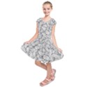 White knot dress bohemian Kids  Short Sleeve Dress View1
