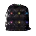 Abstract Sphere Box Space Hyper Drawstring Pouches (XXL) View2
