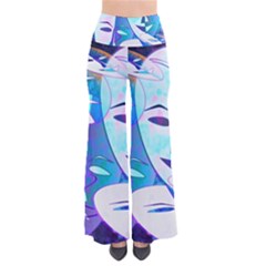 Abstract Mask Artwork Digital Art Pants by Nexatart