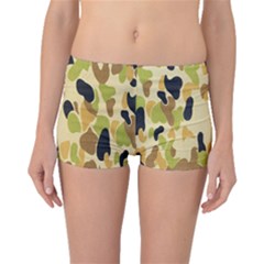 Army Camouflage Pattern Boyleg Bikini Bottoms by Nexatart