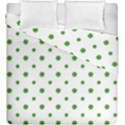 Saint Patrick Motif Pattern Duvet Cover Double Side (King Size) View1