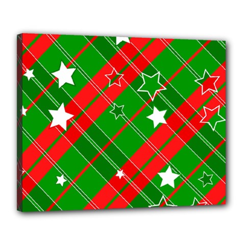 Background Abstract Christmas Canvas 20  X 16  by Nexatart