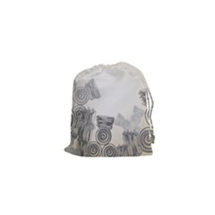 Background Retro Abstract Pattern Drawstring Pouches (xs)  by Nexatart