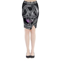 Bord Edge Wheel Tire Black Car Midi Wrap Pencil Skirt by Nexatart