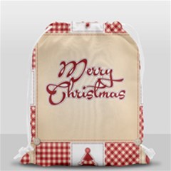 Christmas Xmas Patterns Pattern Drawstring Bag (small) by Nexatart