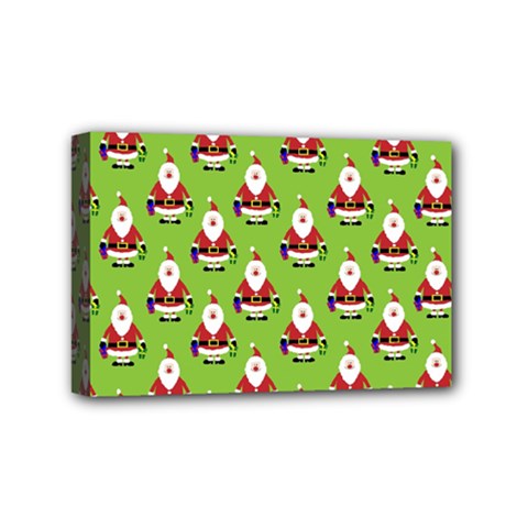 Christmas Santa Santa Claus Mini Canvas 6  X 4  by Nexatart