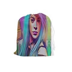 Drag On Go Drawstring Pouches (large)  by MRTACPANS