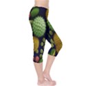 Colorized Pollen Macro View Capri Leggings  View4