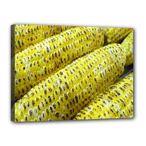 Corn Grilled Corn Cob Maize Cob Canvas 16  X 12  by Nexatart