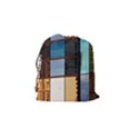Glass Facade Colorful Architecture Drawstring Pouches (Small)  View2