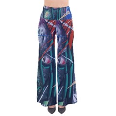 Graffiti Art Urban Design Paint Pants by Nexatart