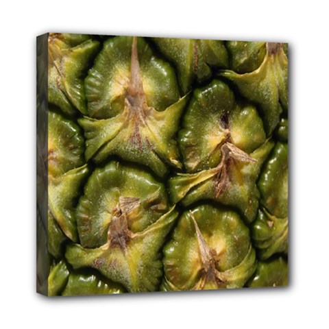 Pineapple Fruit Close Up Macro Mini Canvas 8  X 8  by Nexatart