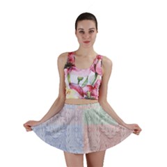 Seamless Kaleidoscope Patterns In Different Colors Based On Real Knitting Pattern Mini Skirt by Nexatart