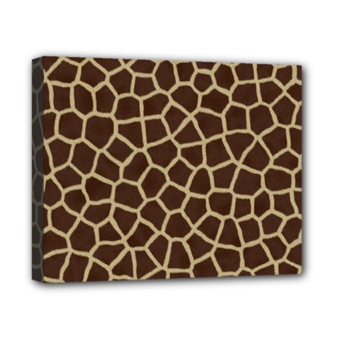 Giraffe Animal Print Skin Fur Canvas 10  X 8  by Amaryn4rt