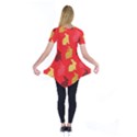 Hare Easter Pattern Animals Short Sleeve Tunic  View2