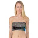 Peacock Feather Beat Rad Blue Bandeau Top View1