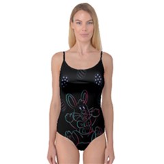 Easter Bunny Hare Rabbit Animal Camisole Leotard  by Amaryn4rt