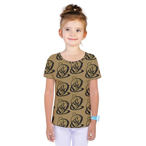Abstract Swirl Background Wallpaper Kids  One Piece Tee by Amaryn4rt
