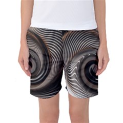 Abstract Background Curves Women s Basketball Shorts by Amaryn4rt