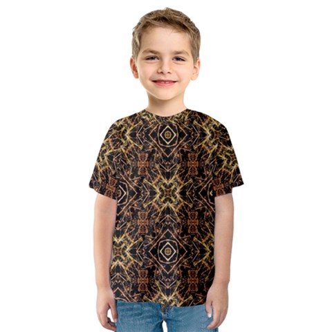Tribal Geometric Print Kids  Sport Mesh Tee by dflcprintsclothing
