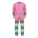 Easter Chevron Pattern Stripes OnePiece Jumpsuit (Kids) View1