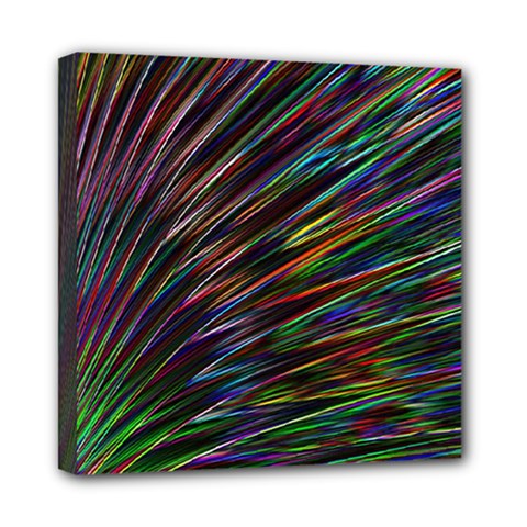 Texture Colorful Abstract Pattern Mini Canvas 8  X 8  by Amaryn4rt