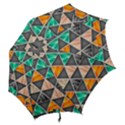 Abstract Geometric Triangle Shape Hook Handle Umbrellas (Large) View2
