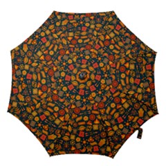 Pattern Background Ethnic Tribal Hook Handle Umbrellas (large) by Amaryn4rt