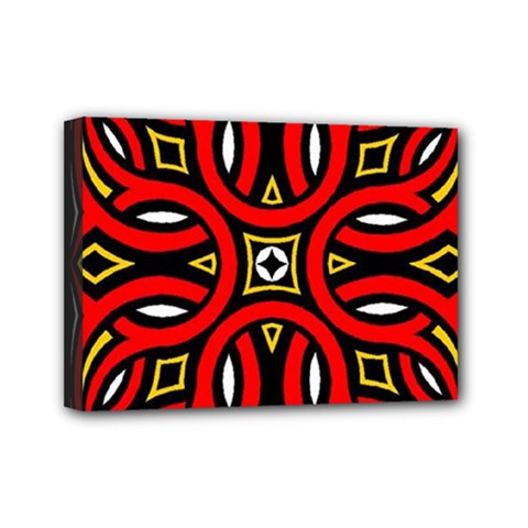 Traditional Art Pattern Mini Canvas 7  X 5  by Amaryn4rt