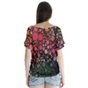 Circle Abstract Flutter Sleeve Top View2