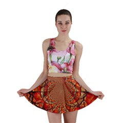 Dreamcatcher Stained Glass Mini Skirt by Amaryn4rt