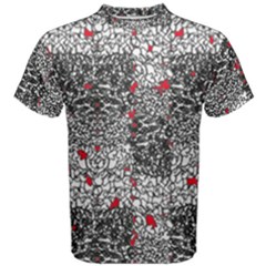 Sribble Plaid Men s Cotton Tee by Amaryn4rt