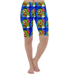 Zombies Cropped Leggings  by boho