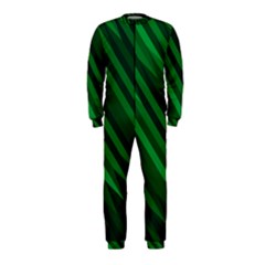 Abstract Blue Stripe Pattern Background Onepiece Jumpsuit (kids) by Simbadda
